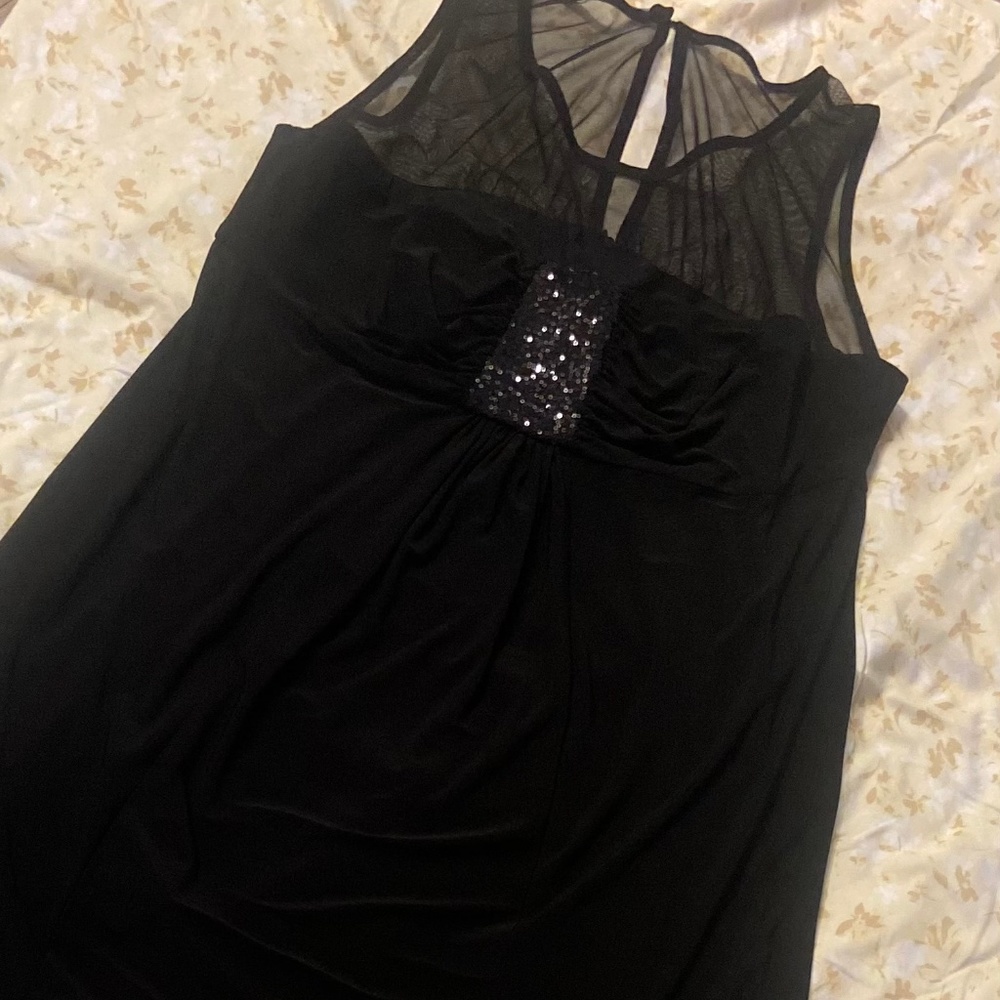 Black cocktail dress